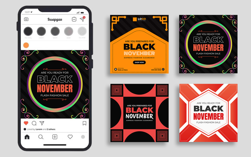 Black November Social Media Post Template Ver-1 - Features Image 1
