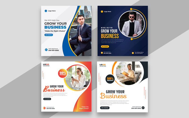 Digital Marketing Social Media Post Template Ver-21 - Features Image 1