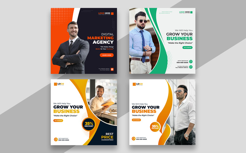 Digital Marketing Social Media Post Template Ver-4 - Features Image 1