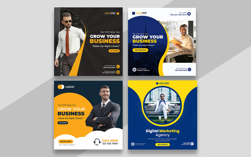 Digital Marketing Social Media Post Template Ver-3 - Features Image 1