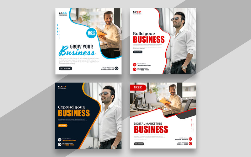 Digital Marketing Social Media Post Template Ver-23 - Features Image 1