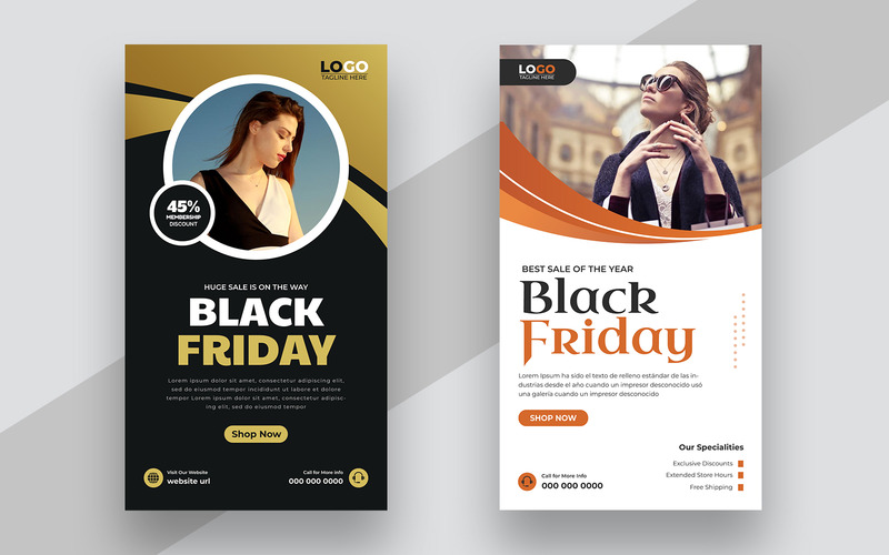 Black Friday Sale Social Media Story Template Ver-6 - Features Image 1