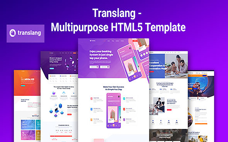 Transland -Multipage Website Template - Features Image 1
