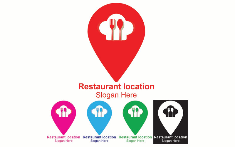 Restaurant Location Logo Templates For Free TemplateMonster