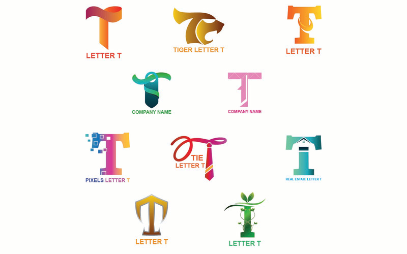 Modèle de logo lettre T pour toutes les entreprises et marques - Caractéristiques de l’image 1