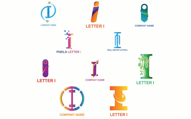 Modelo de logotipo da letra I para todas as empresas e marcas - Features Image 1
