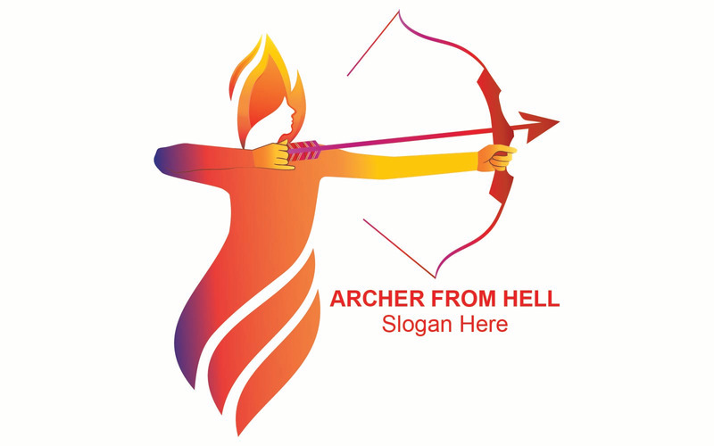 Modèles de logos Archer de l'enfer - Caractéristiques de l’image 1