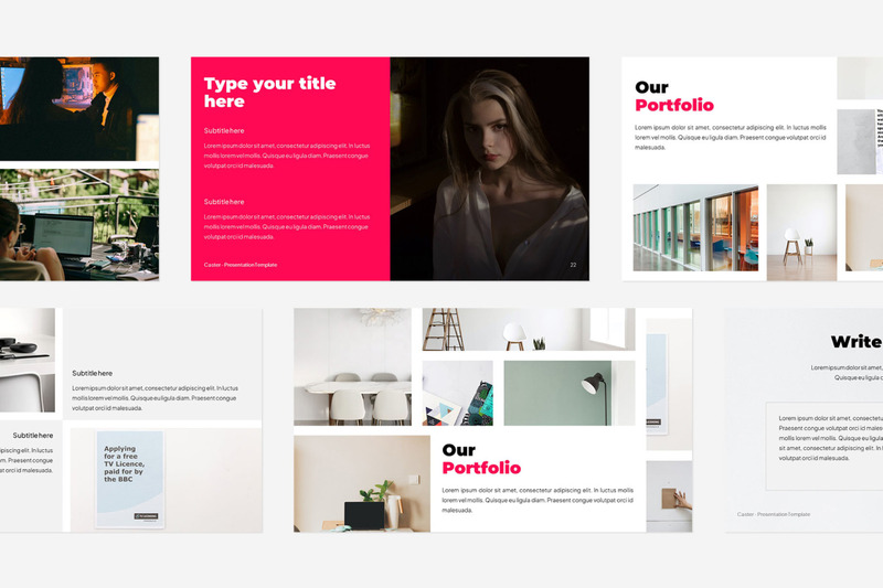 Caster Keynote Presentation Template - Features Image 7