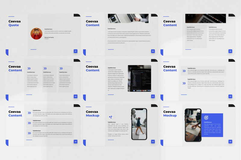Ceevaa - Business PowerPoint Presentation Template - Features Image 6