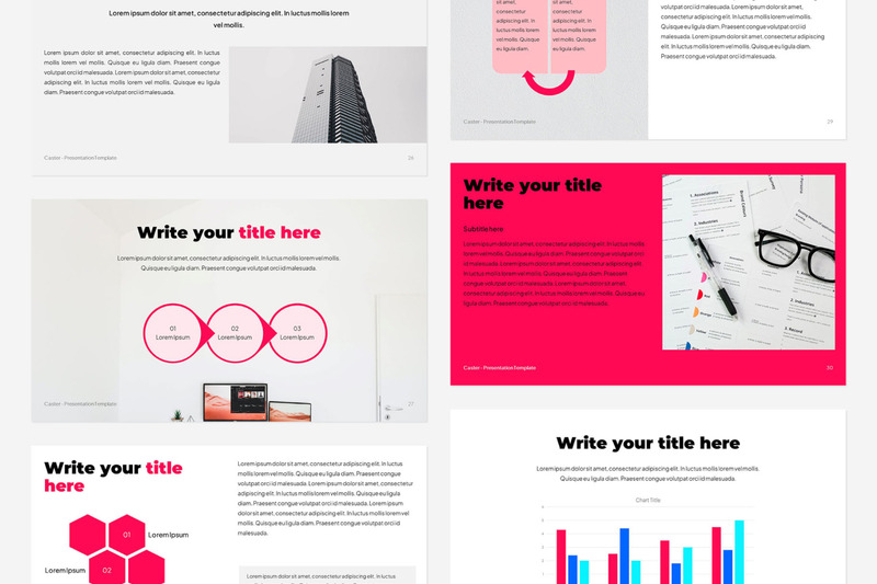 Caster Keynote Presentation Template - Features Image 8
