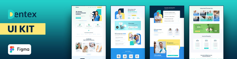 DENTEX - Dental Care Services figma ui kit - Features Image 1