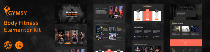 Gymsy - Gym & Fitness Elementor Kit - Features Image 1