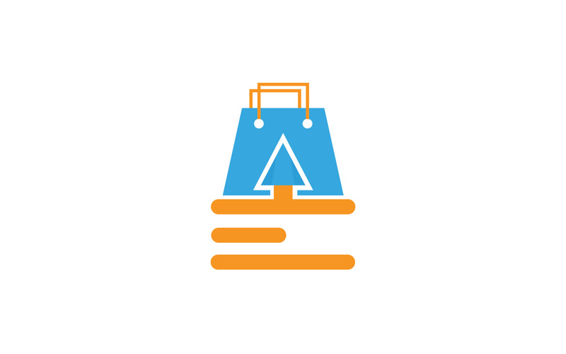 E Letter Shopping Bag Logo Design - Features Image 1