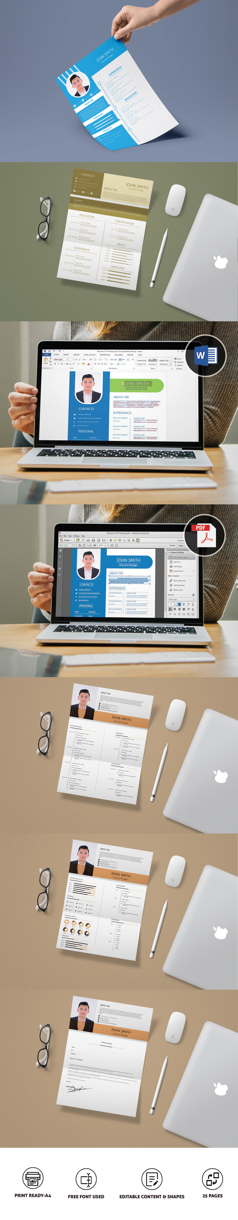 Resume Bundle Pack VOL 0.1 - Features Image 1