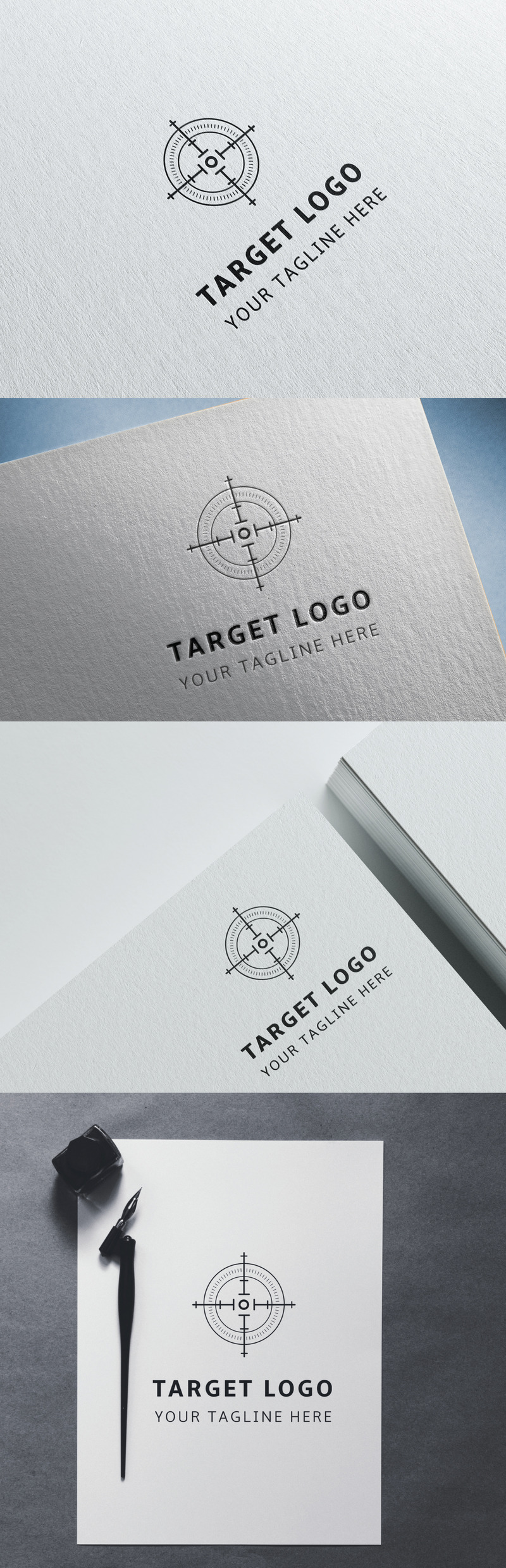 Modèle de conception de logo cible pour votre entreprise - Caractéristiques de l’image 1