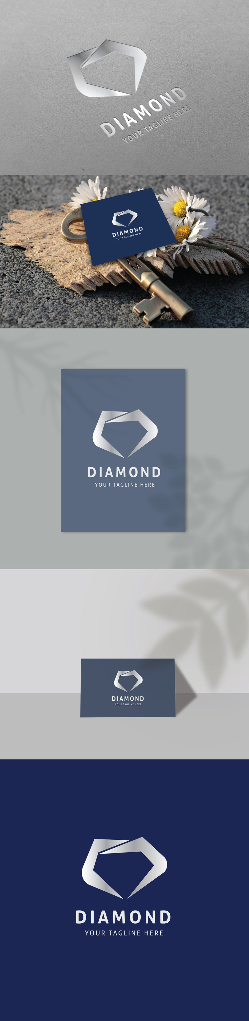 Diseño de logotipo de marca de diamante - Características Imagen 1