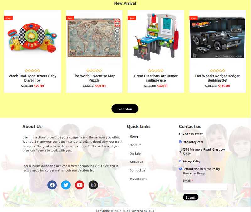 I Toy - Boutique de jouets polyvalente - WordPress WooCommerce - Caractéristiques de l’image 3