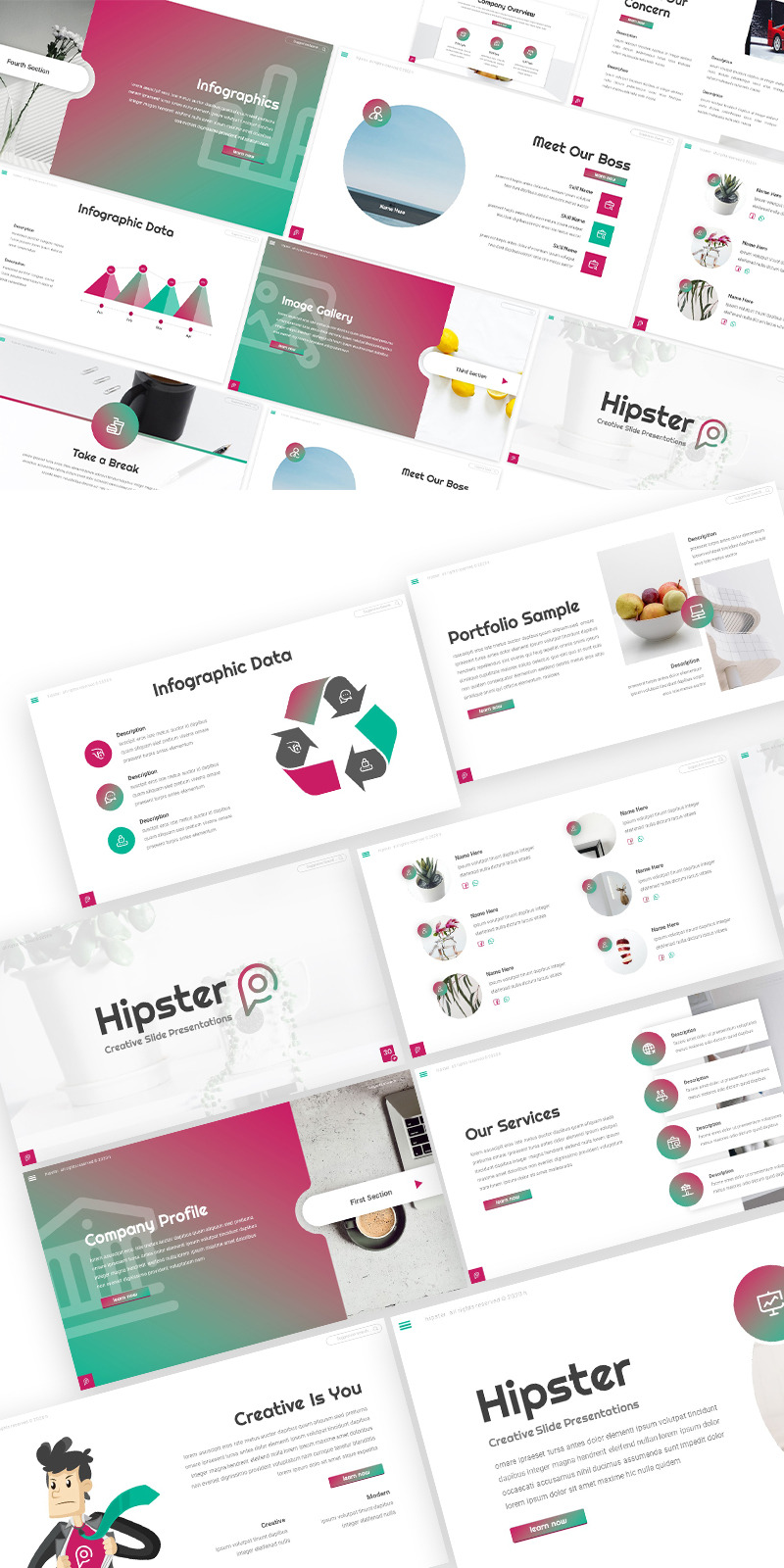 Hipster Creative Powerpoint Template Templatemonster Hipster Creative Powerpoint Template Templatemonster