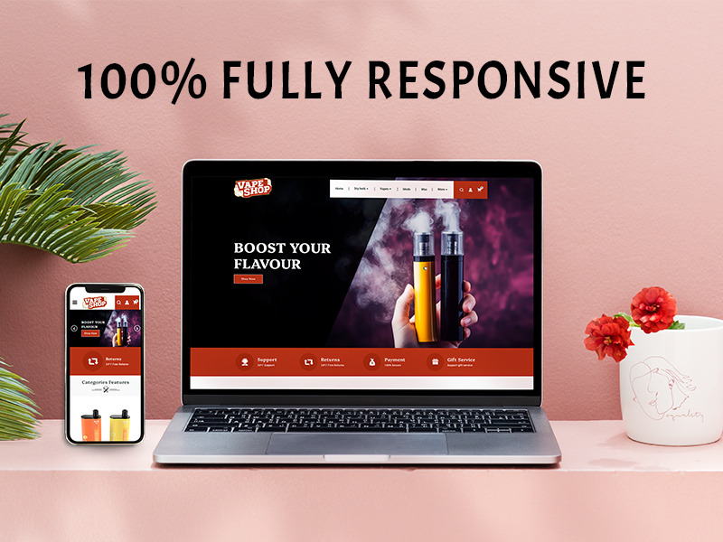 Vape Shop - Responsive Prestashop Theme for eCommerce - Features Image 2