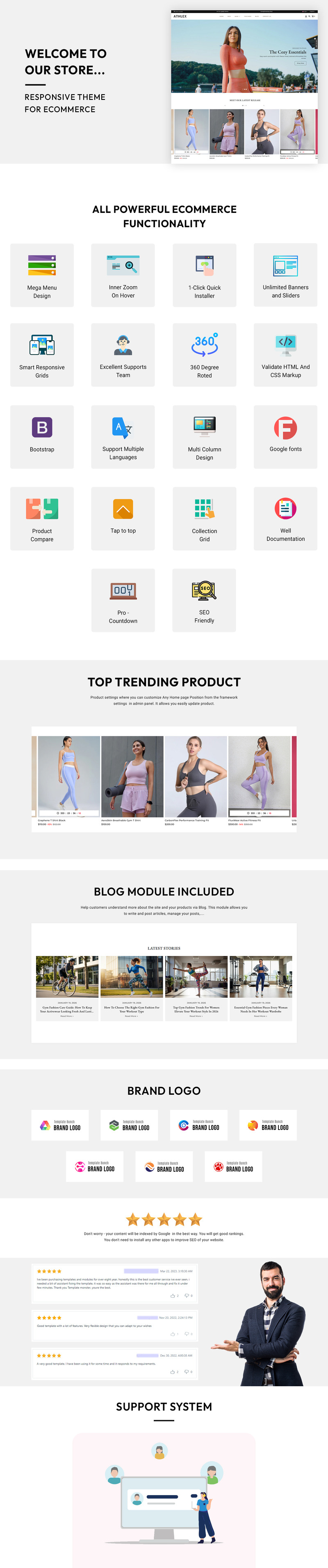 Athlex - Thème Shopify responsive pour vêtements de sport et mode e-commerce - Caractéristiques de l’image 3