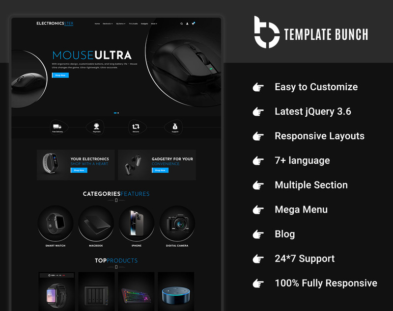 Electronics Ster - Multipurpose Responsive Prestashop Theme - Features Image 1