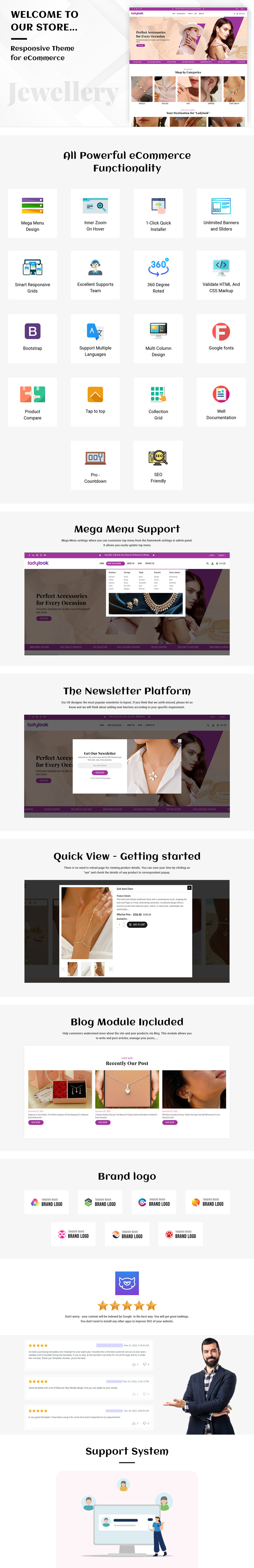 LadyLook – responsywny motyw Shopify dla branży jubilerskiej dla eCommerce - Obraz funkcji 3