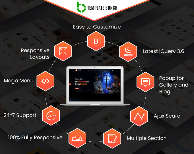 Адаптивная тема Prestashop «Дом кальяна и вина» - Features Image 1