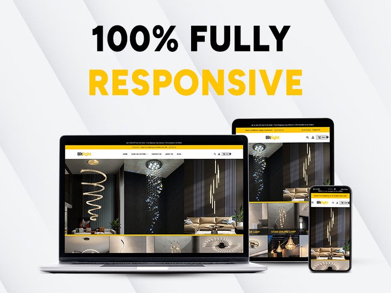 BitLight – Premium Lighting Responsivt Shopify-tema för e-handel - Features Image 2