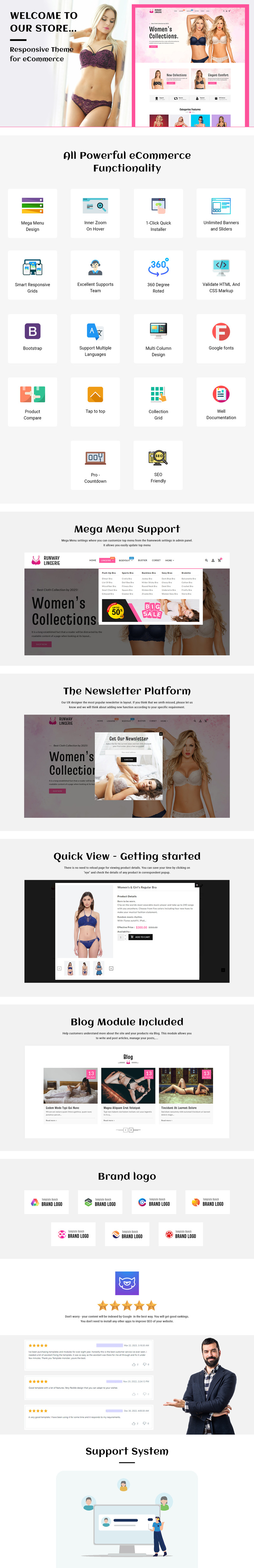 Runway Lingerie - responsywny motyw Shopify dla eCommerce - Obraz funkcji 3