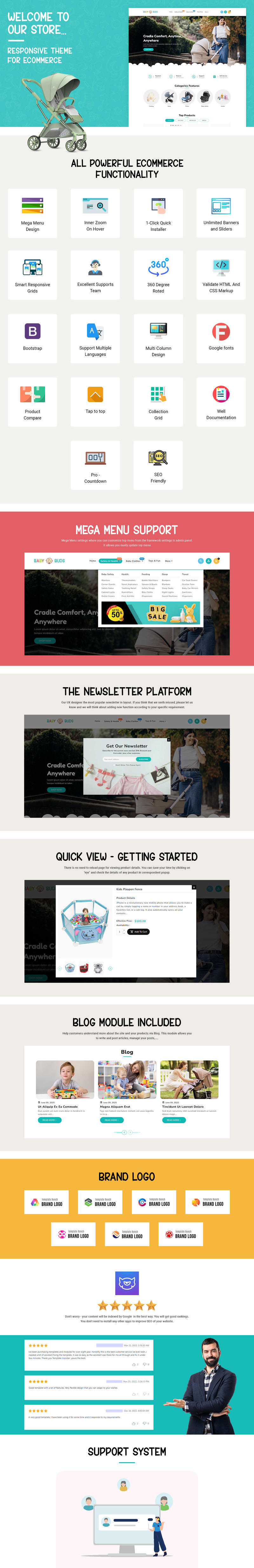 Baby Buds – Responsives Shopify-Theme für E-Commerce - Eigenschaften Bild 3