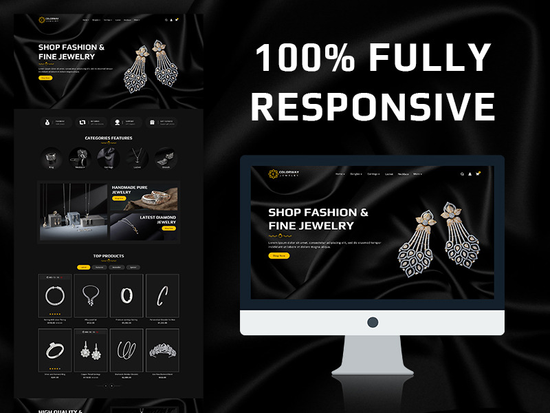 Colorway Jewelry – Thème Shopify réactif pour le commerce électronique - Caractéristiques de l’image 2