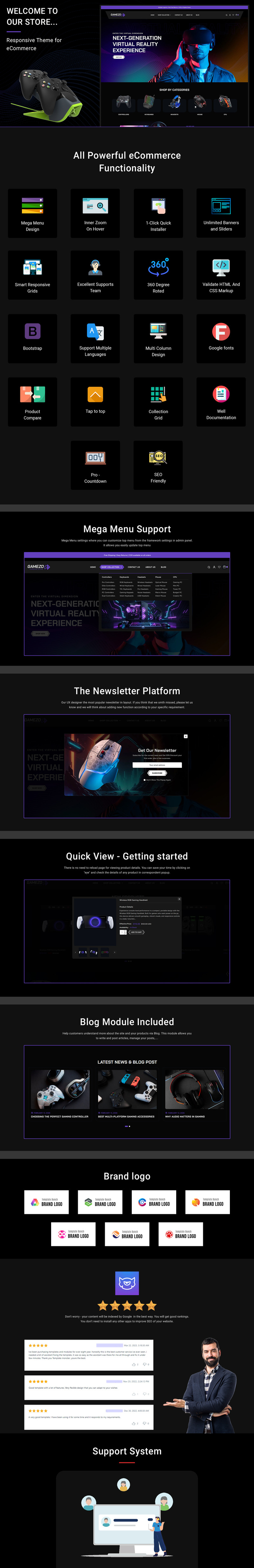 Gamezo - Thème Shopify responsive pour le e-commerce - Caractéristiques de l’image 3
