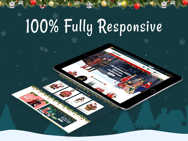 Merriva – Рождественская адаптивная тема Shopify для электронной коммерции - Features Image 2