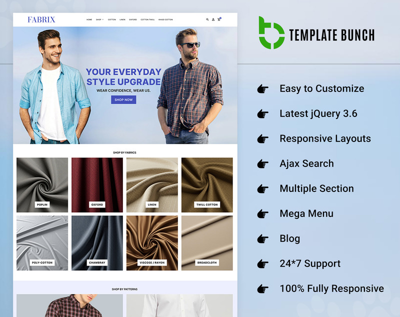 Fabrix - E-Ticaret için Modaya Duyarlı Shopify Teması - Features Image 2