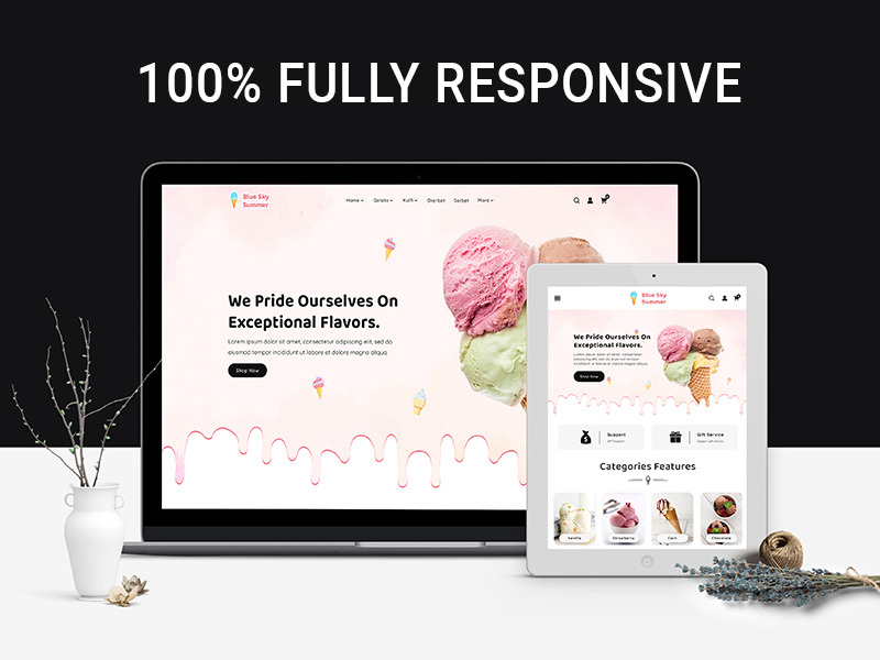 Uptown - Lato i herbata z winem - responsywny motyw Shopify dla eCommerce - Obraz funkcji 2