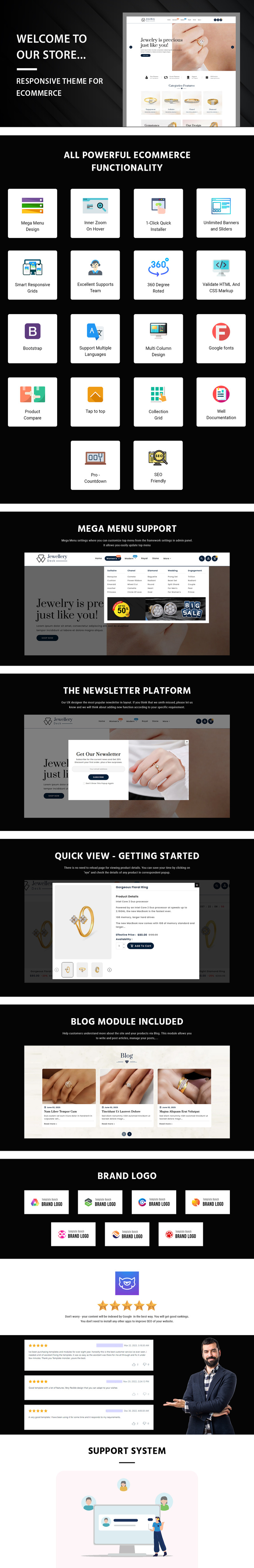 Jewellery Deck - Responsive Shopify Theme for eCommerce - Features Image 3
