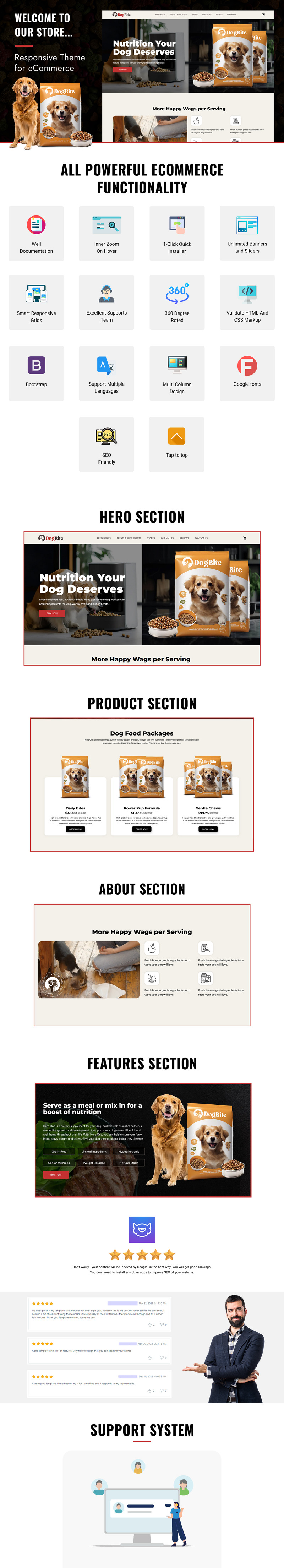 Morsure de chien – Thème Shopify polyvalent pour un seul produit - Caractéristiques de l’image 3