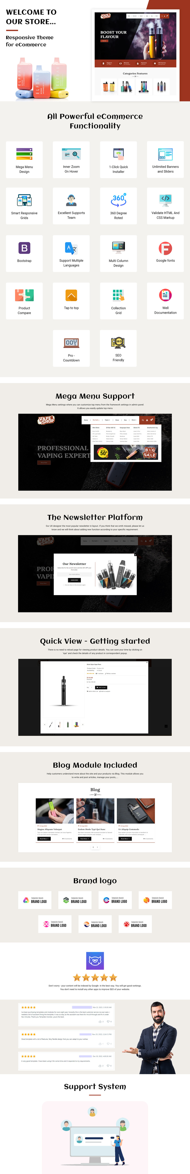 Vape Shop - Responsive Prestashop Theme for eCommerce - Features Image 3