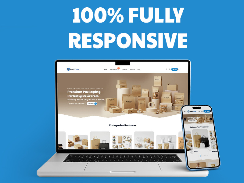 Packvista - Tema Shopify responsivo para embalagens de comércio eletrônico - Features Image 2