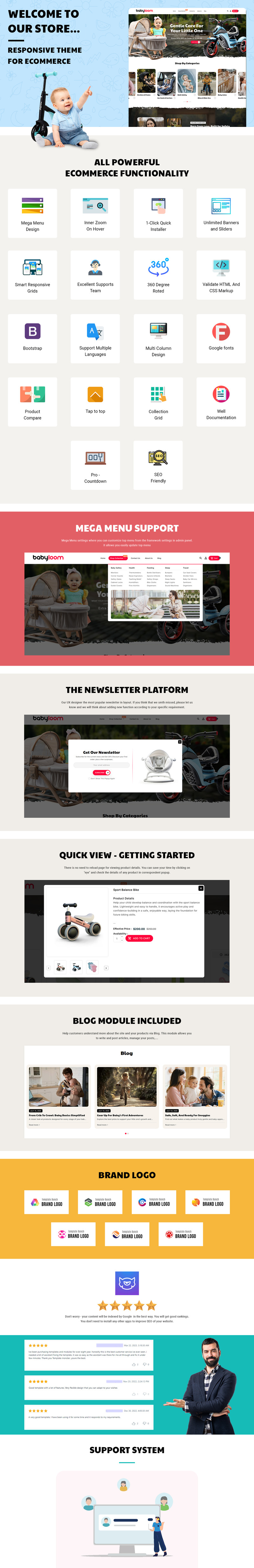 Baby Loom — адаптивна тема Shopify для електронної комерції - Features Image 3
