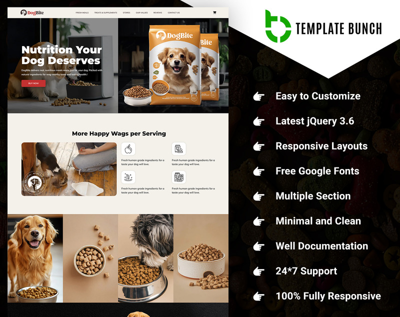 Morsure de chien – Thème Shopify polyvalent pour un seul produit - Caractéristiques de l’image 1