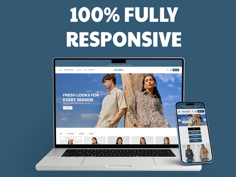 Gearia - 适用于电子商务的时尚响应式 Shopify 主题 - Features Image 2