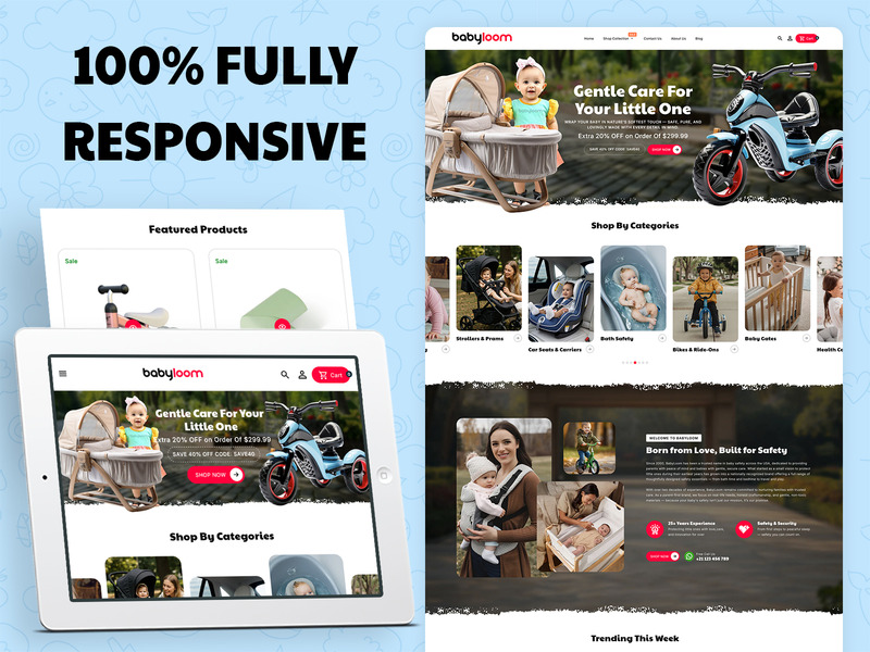 Baby Loom — адаптивна тема Shopify для електронної комерції - Features Image 2