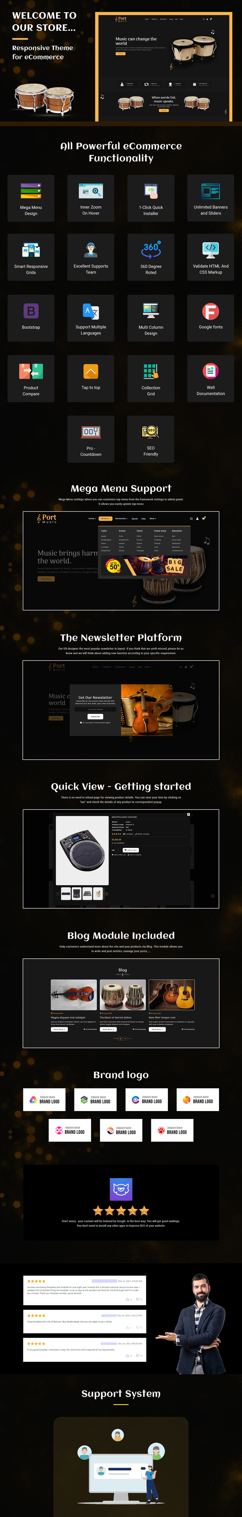 Fury - Music and Game with Sport - Responsive Shopify Theme for eCommerce - Features Image 3