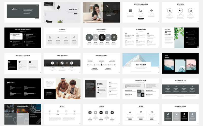 Pitch Deck - Presentation Dashboard #266713 - TemplateMonster