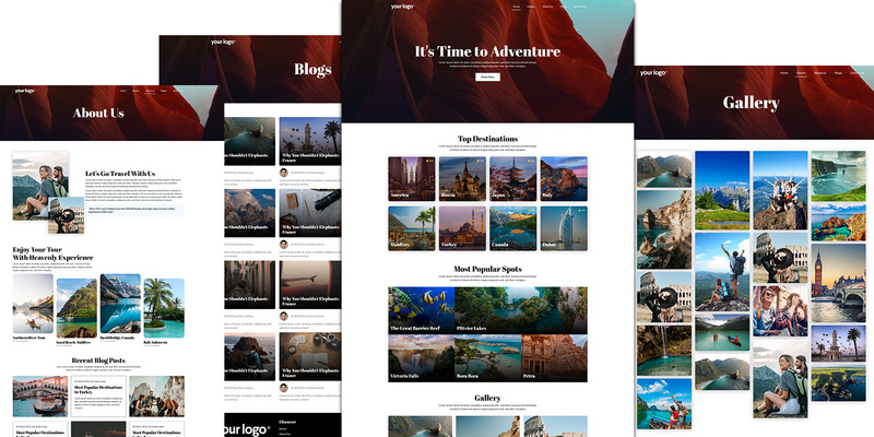 Travel App Bootstrap 5 šablona - Features Image 1