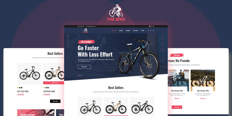 The Bike UI Template Designed in Adobe XD - Features Image 1