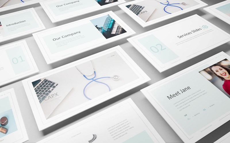 Многоцелевой инфографики в современном стиле Шаблоны презентаций PowerPoint - Features Image 3