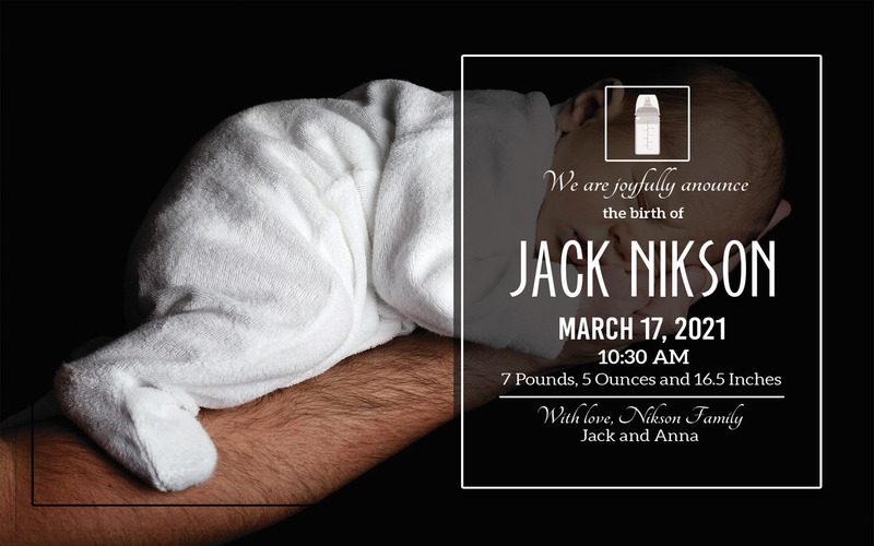 Invito doccia bambino, invito doccia bambino moderno, doccia bambino unisex, inviti doccia bambino, modificabile - Caratteristiche Immagine 2