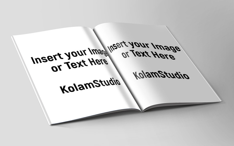 Boekmodel | Tijdschriftomslag PSD Mockup-sjabloon | Notitieboekje Mock Up | Brochuremodel | Boekomslag - Features Image 7